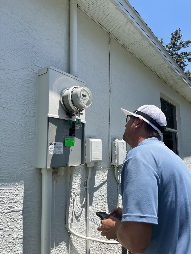 electric meter checking